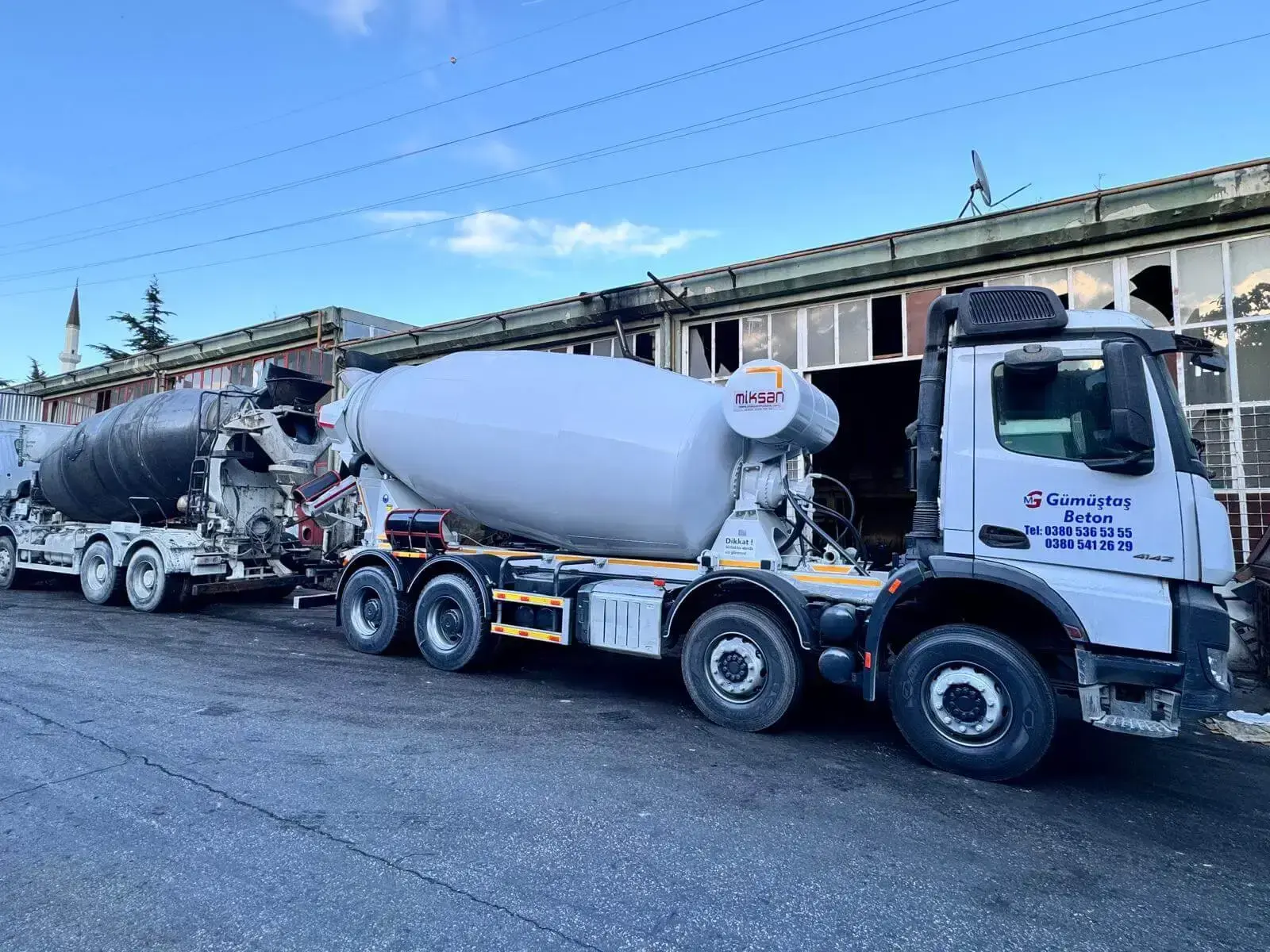 Beton mikseri hidrolik bakım ve ekipman revizyonu